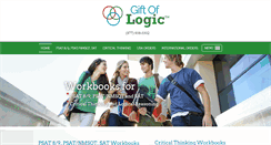 Desktop Screenshot of giftoflogic.com