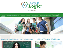 Tablet Screenshot of giftoflogic.com